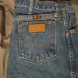 Wrangler blue jeans
